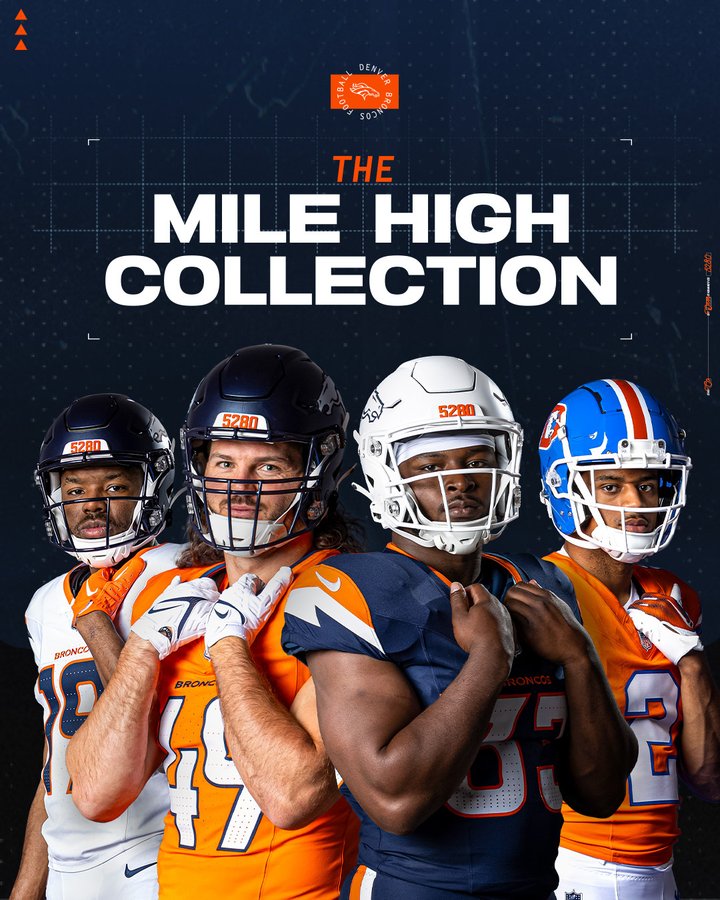 Denver Broncos 2024 Uniforms