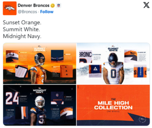 Denver Broncos 2024 Uniform